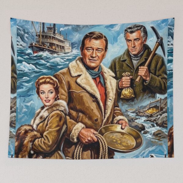 Item preview, Alaskan Frontier Gold Rush North to Alaska Fine Art Tribute designed and sold by Art's Diner.