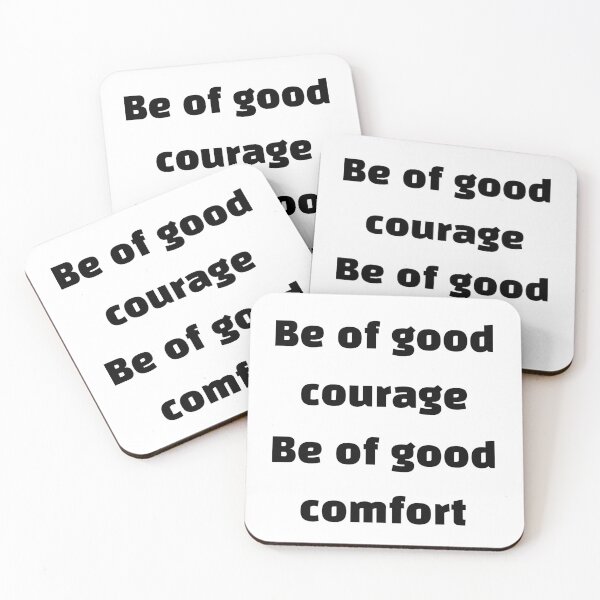 Item preview, Be Of Good Courage Minimal Quote Art designed and sold by r-wan-design.