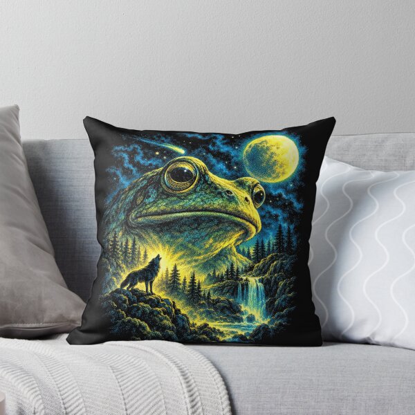 Item preview, Cosmic Frog Under Moonlight designed and sold by SassCity.
