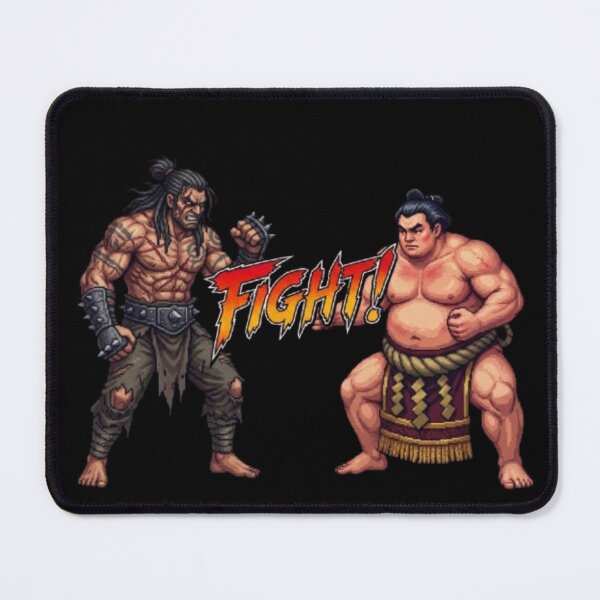 Item preview, Retro 90s Arcade Fighting Game "FIGHT!" Pixel Art designed and sold by Jurand Creations.