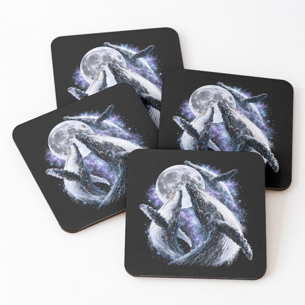 Item preview, Celestial Whales Beneath the Moon designed and sold by SassCity.