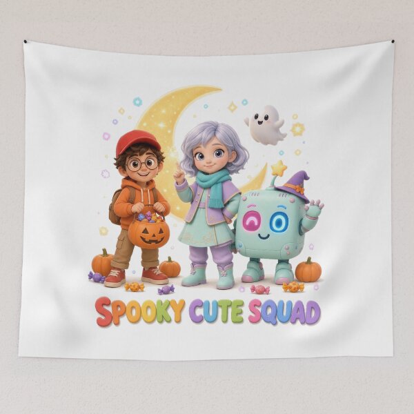 Item preview, Spooky Cute Squad - Flex Lumi Tikbo Cute Halloween Kids designed and sold by FlexLumiTikbo.