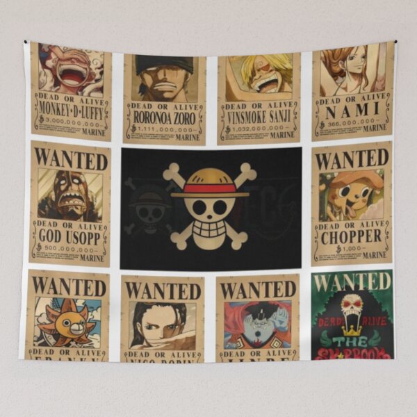 Item preview, One Piece Wanted Posters Collection designed and sold by Animeheam.
