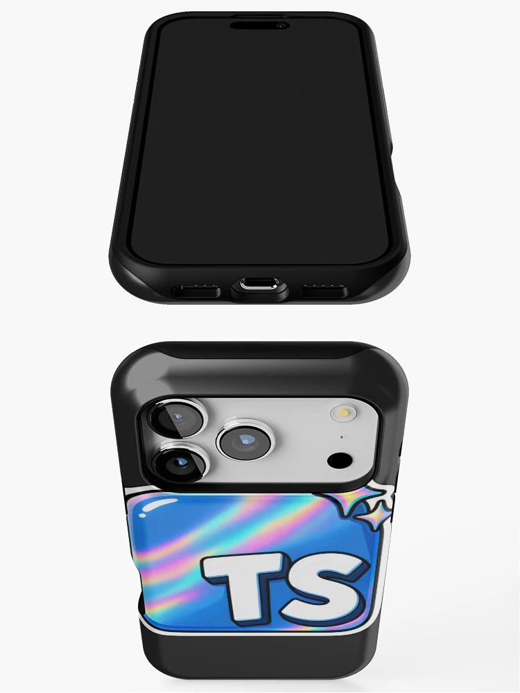 Thumbnail 3 of 4, iPhone Case, Holographic TypeScript TS Sticker - Web Developer Coding designed and sold by Stick Erify.
