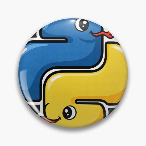 Item preview, Cute Python Snakes Logo Sticker - Programmer Coding designed and sold by Stick Erify.