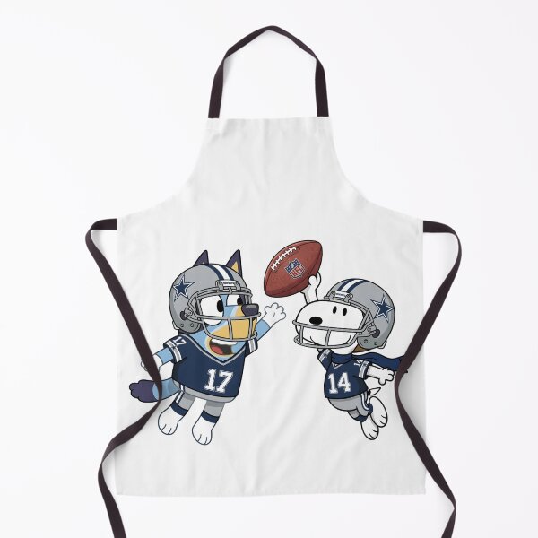 Item preview, Bluey And Snoopy Dallas Cowboys Football Catch Game Day designed and sold by DamianRoy88.