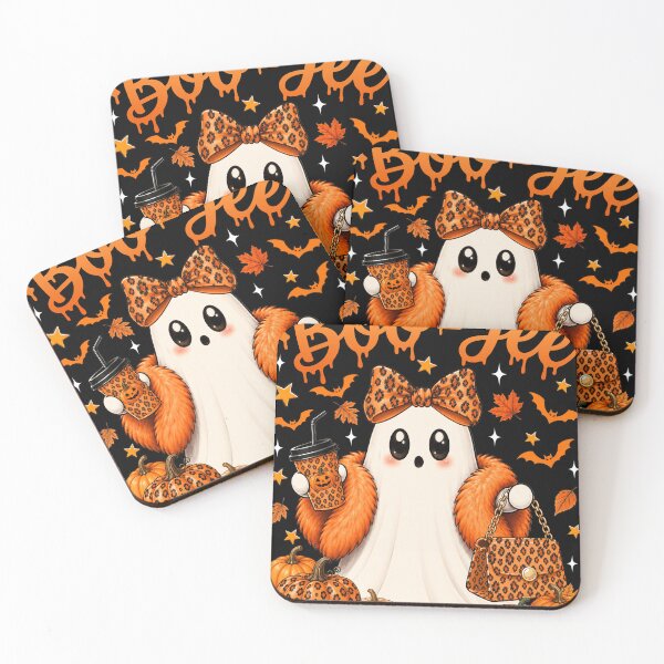 Item preview, Boo-Jee Funny Bougie Ghost Leopard Print Halloween designed and sold by varin-studio.