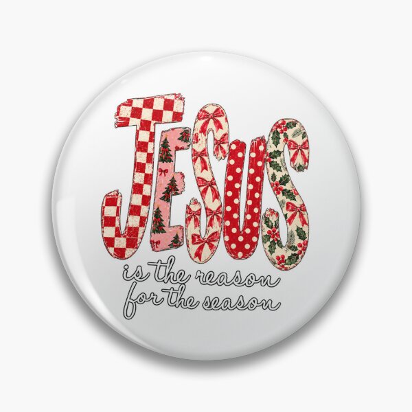 Item preview, Christmas Christian Patchwork Lettering with Festive Patterns designed and sold by HuserPiri.