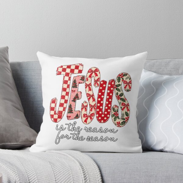 Item preview, Christmas Christian Patchwork Lettering with Festive Patterns designed and sold by HuserPiri.