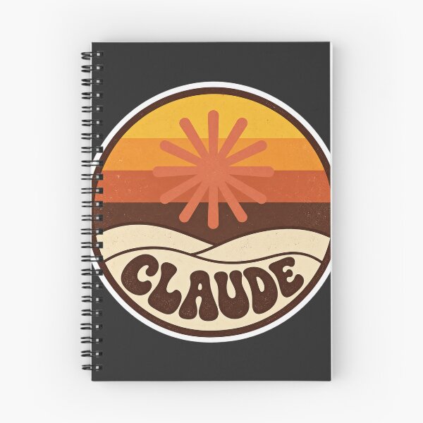 Item preview, Retro 70s Claude Sunset Badge - AI Developer Vintage Sticker designed and sold by Stick Erify.
