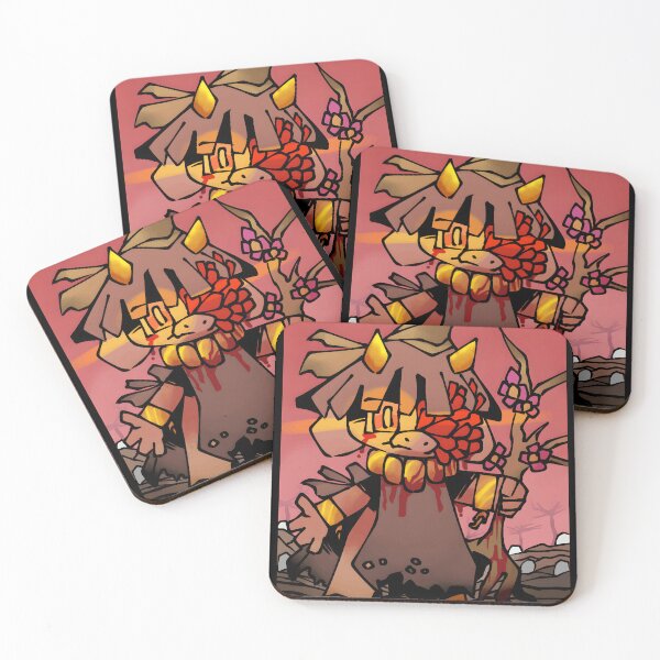 Item preview, Dark Fantasy Demon Character with Floral Mask and Blood designed and sold by elijbclaude.