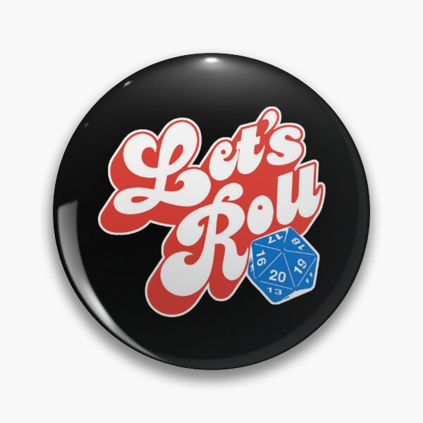 Item preview, Let's Roll D20 Dice Gaming Phrase designed and sold by elijbclaude.
