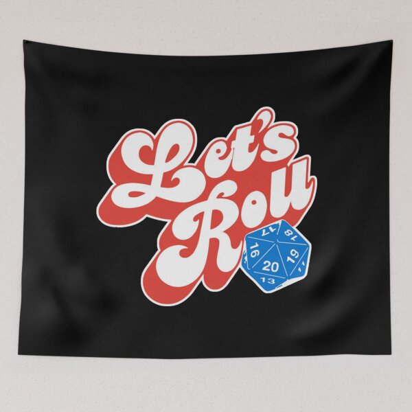 Item preview, Let's Roll D20 Dice Gaming Phrase designed and sold by elijbclaude.