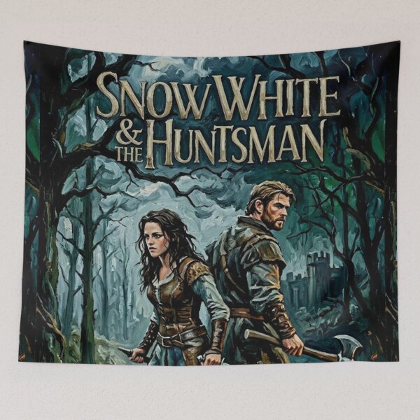 Item preview, Dark Forest Battle Snow White and the Huntsman Fine Art Tribute designed and sold by Art's Diner.