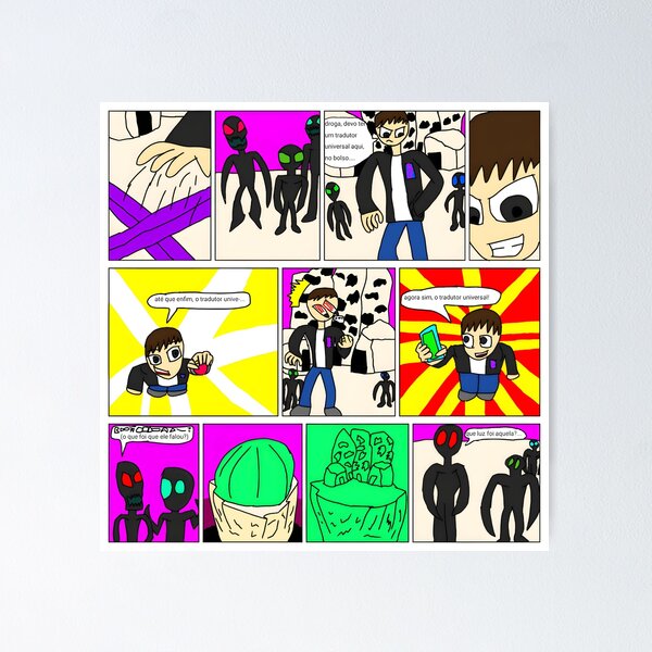Item preview, Universal Translator Comic with Aliens and Hero designed and sold by elijbclaude.