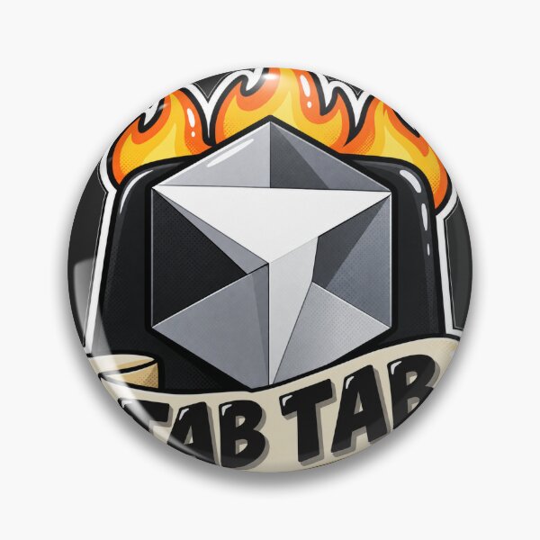 Item preview, Cursor AI Code Editor On Fire Tab Tab Sticker - Vibe Coding designed and sold by Stick Erify.