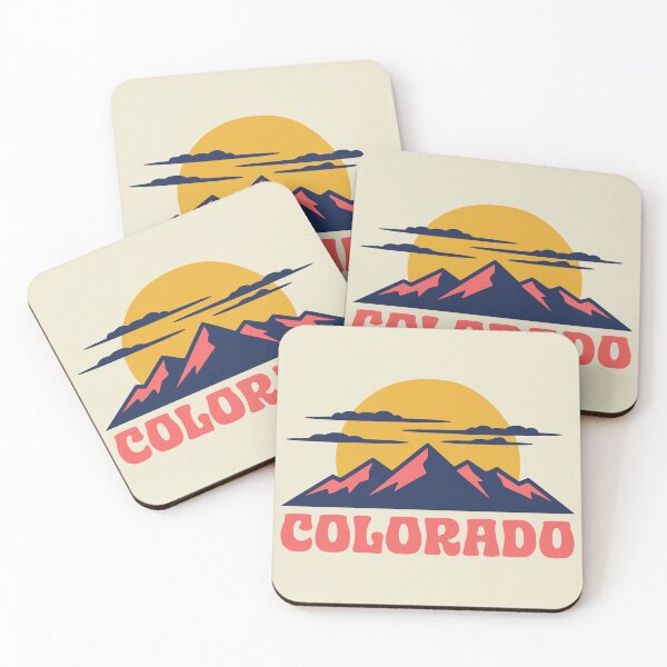 Item preview, Retro Colorado Mountain Sunset designed and sold by Travelpeak.