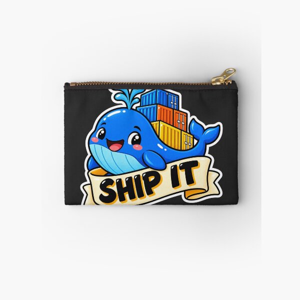 Item preview, Cute Docker Whale Ship It Sticker - DevOps Container Developer designed and sold by Stick Erify.