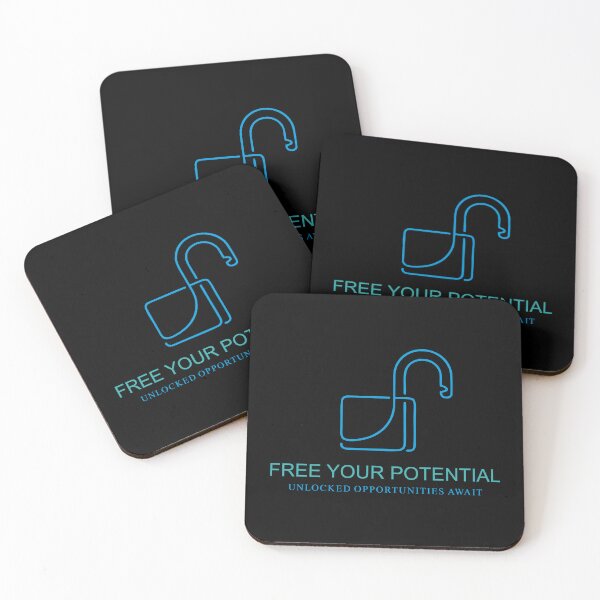 Item preview, Free Your Potential - Minimalist Unlocked Padlock Line Art designed and sold by DarojadNR.