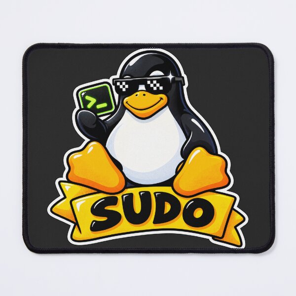 Item preview, Cool Linux Tux Penguin Sudo Sticker - Sysadmin Programmer designed and sold by Stick Erify.