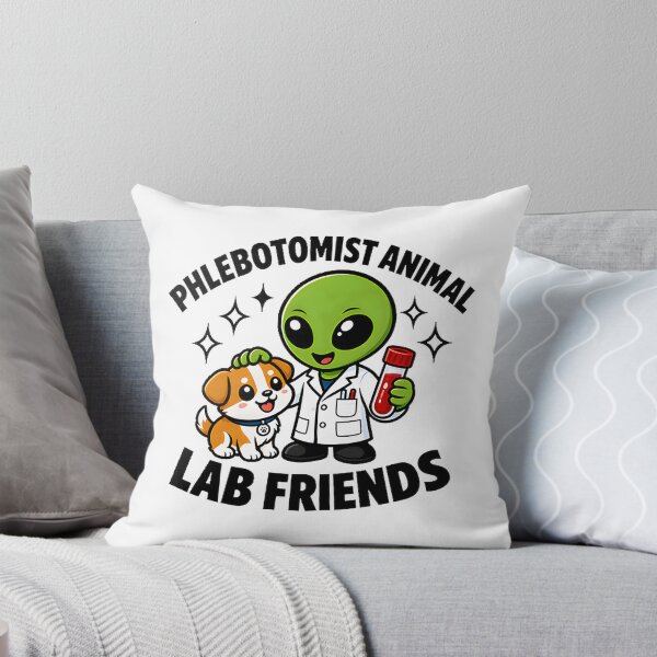 Item preview, Cute Alien Dog Phlebotomist Design for National Phlebotomist Recognition Week - Funny Medical Technician Animal Lab Friends designed and sold by hassanma7al.