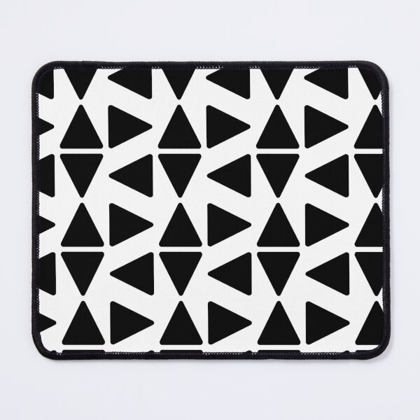 Item preview, Black White Triangles Pattern Design  designed and sold by PatternTitan.