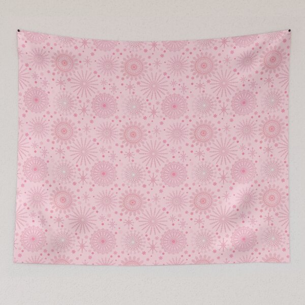 Item preview, Pink Snowflake Pattern  designed and sold by JaygiesDesign.