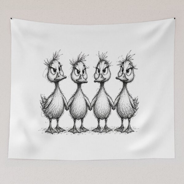 Item preview,  Doodle Ducklings designed and sold by BRETT'S ART STUDIO.