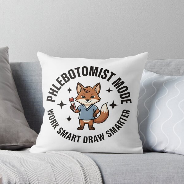 Item preview, Cute Fox Phlebotomist Fashion Funny Medical Lab Tech Gift for National Phlebotomist Recognition Week designed and sold by hassanma7al.