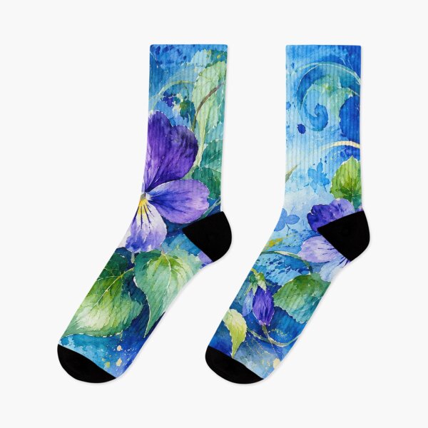 Item preview, Flowering violets designed and sold by Sigtrix.