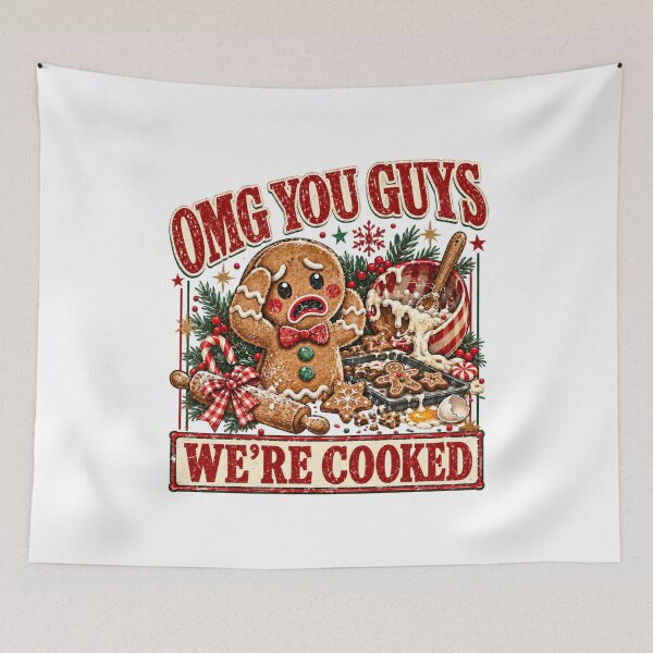 Item preview, Christmas Gingerbread Baking Chaos with Mixing Bowl designed and sold by HuserPiri.