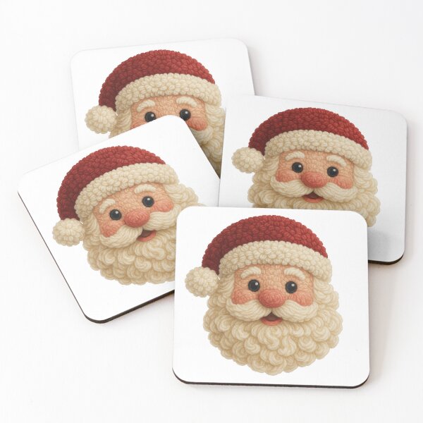 Item preview, Cute Knitted Santa Claus – Cozy Christmas Art designed and sold by Sed94.