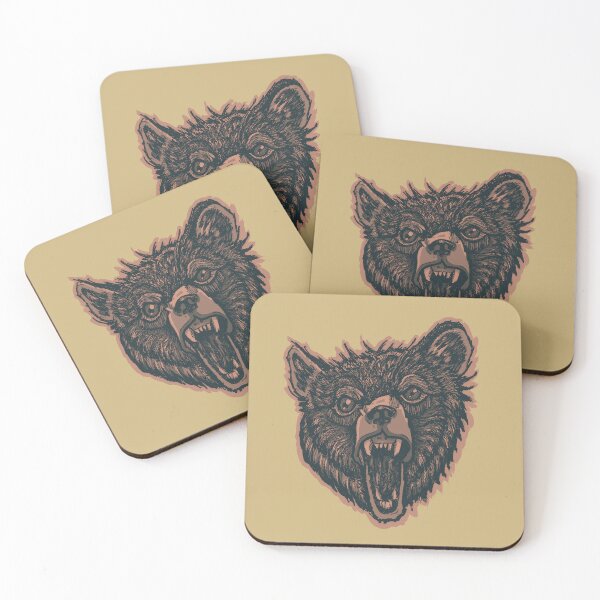Item preview, Roaring Bear | Wild Nature Art | Wild Predator Illustration designed and sold by Half Mess.