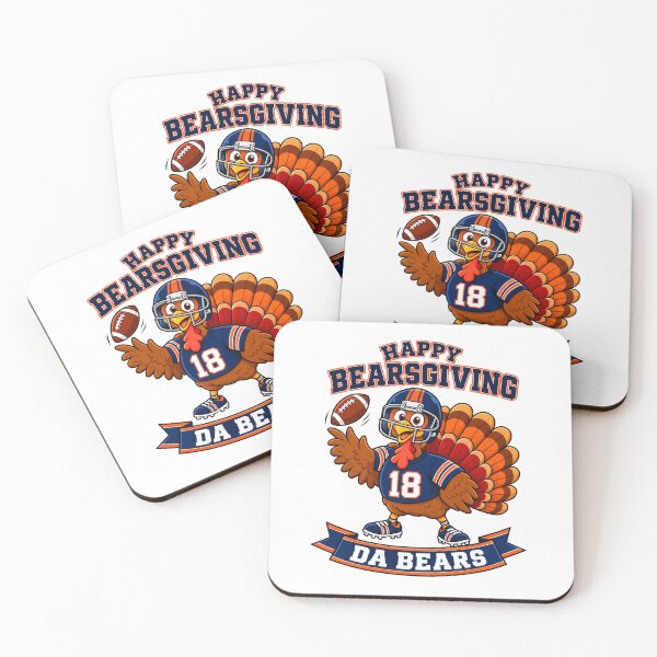 Item preview, Chicago Bears Thanksgiving -Happy Bearsgiving designed and sold by Xarvidless.