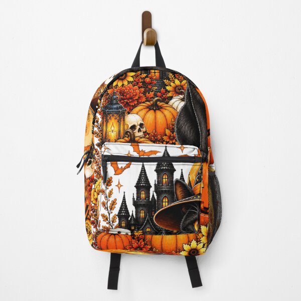 Item preview, Vintage 90s Halloween Black Cat Witch Pumpkin Spooky Season designed and sold by varin-studio.