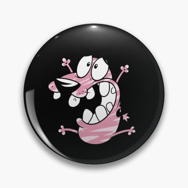 Item preview, Courage Pink Cartoon Dog designed and sold by Creeppyart95.