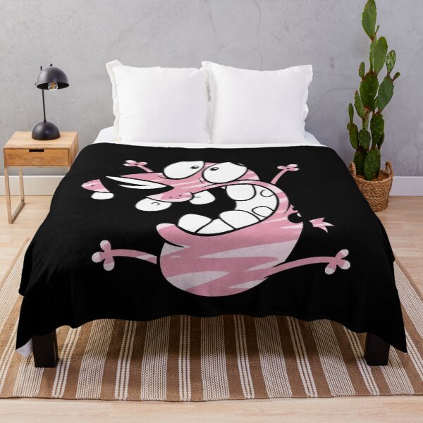 Item preview, Courage Pink Cartoon Dog designed and sold by Creeppyart95.