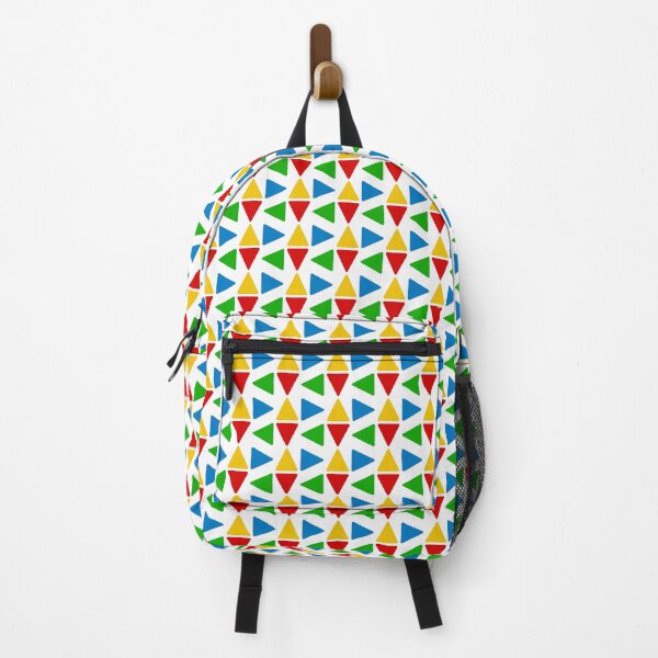 Item preview, Colorful Triangles Pattern Design - White designed and sold by PatternTitan.
