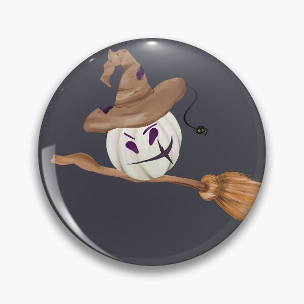 Item preview, Hat's My Pumpkin | Witch Hat and Broom designed and sold by Sagi Jane Art.