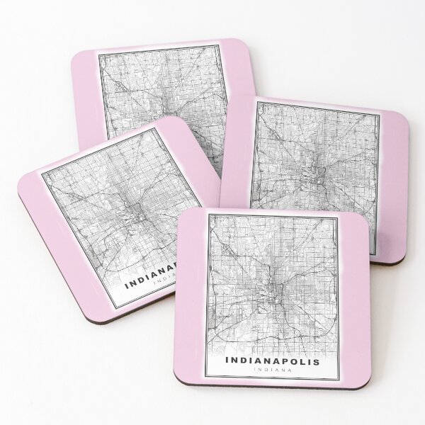 Item preview,  Indianapolis Map designed and sold by Tamas Das.