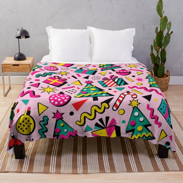 Item preview, Memphis Christmas – Colorful 80s Geometric Holiday Pattern designed and sold by MetaModel Editions.