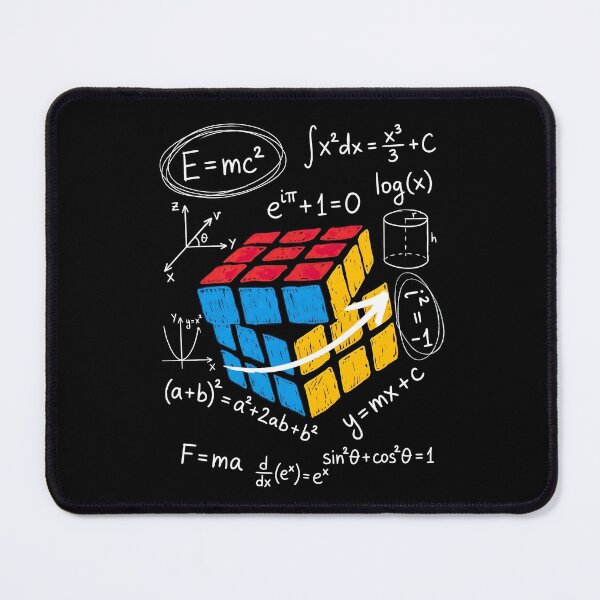 Item preview, Math Equations Rubik's Cube Nerd Geek Science Physics designed and sold by CottonHeads.