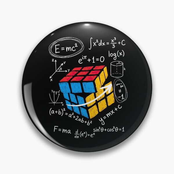 Item preview, Math Equations Rubik's Cube Nerd Geek Science Physics designed and sold by CottonHeads.