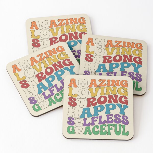 Item preview, Amazing Loving Strong Happy Selfless Graceful. designed and sold by EunsooLee.