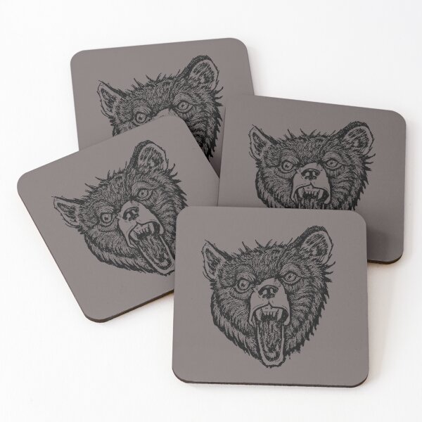 Item preview, Roaring Bear | Wild Nature Art | Wild Predator Illustration designed and sold by Half Mess.