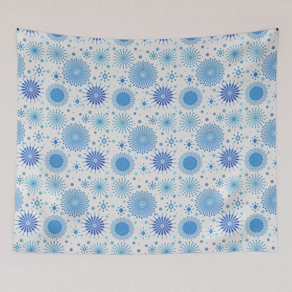Item preview, Blue Snowflake Pattern  designed and sold by JaygiesDesign.
