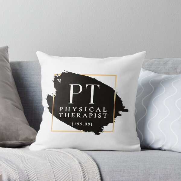 Item preview, Minimalist Black and White Periodic Table Inspired Physical Therapist Acronym Design designed and sold by fedestampados.