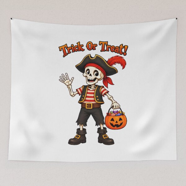 Item preview, Pirate Skeleton Trick Or Treat Halloween designed and sold by GiaoCalonas.