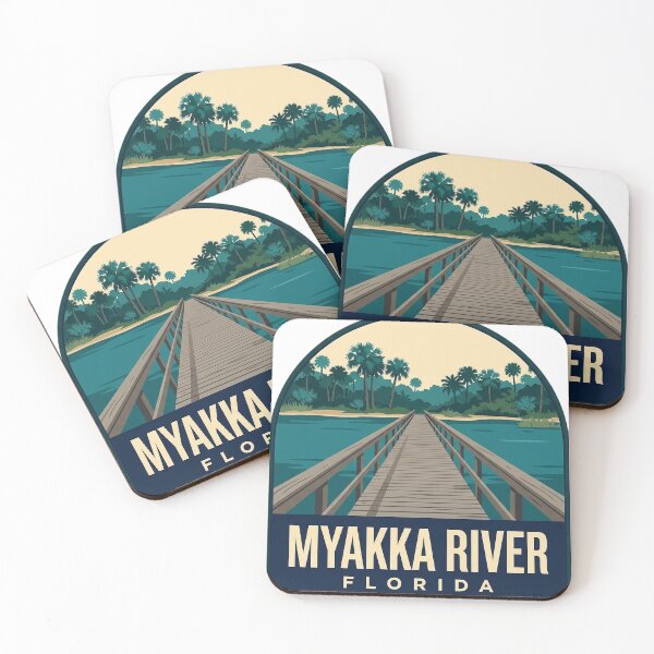 Item preview, Myakka River Florida Upper Myakka Lake Arch Badge Sticker designed and sold by DetourDgn.