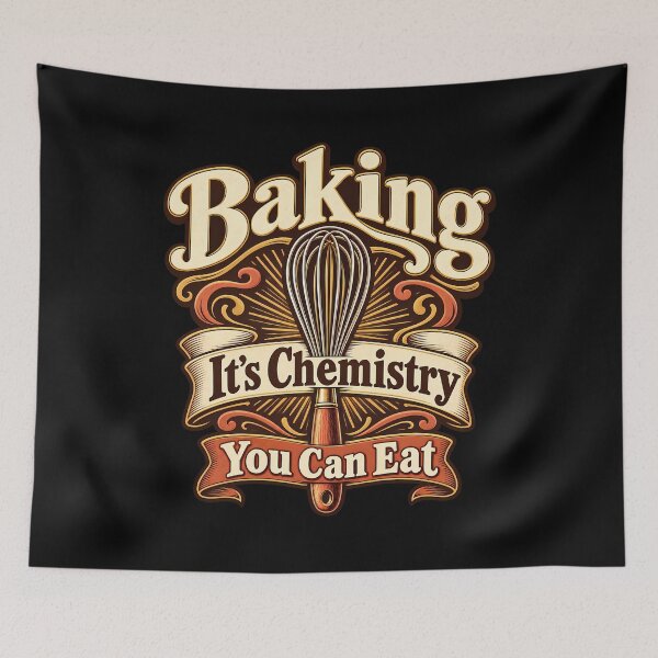 Item preview, Baking It's Chemistry You Can Eat Funny Baker Baking Whisk Retro designed and sold by Photo-Sphere101.